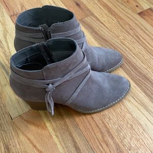 Express Taupe Booties